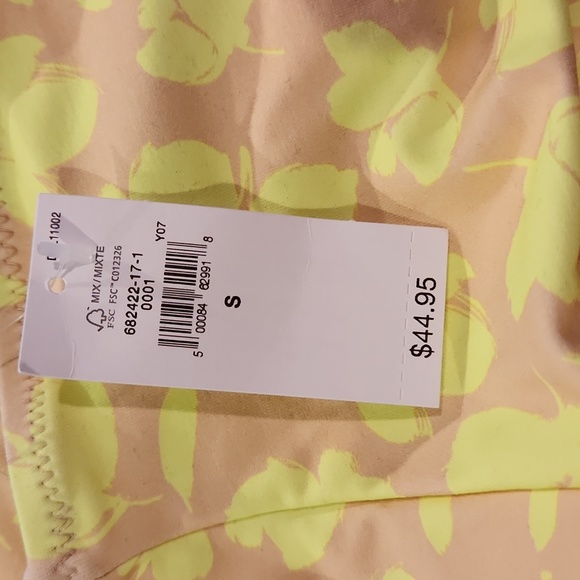 Gap Recycled Scoopneck Bikini Top & High Rise Bikini Bottom Small MSRP $90 SU020 - Picture 10 of 11